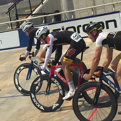 MSU Texas cyclists lean into the race at track nationals