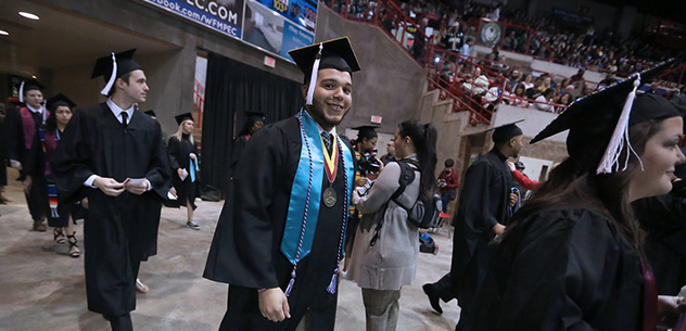 Fall 2019 commencement Tre Jones and others