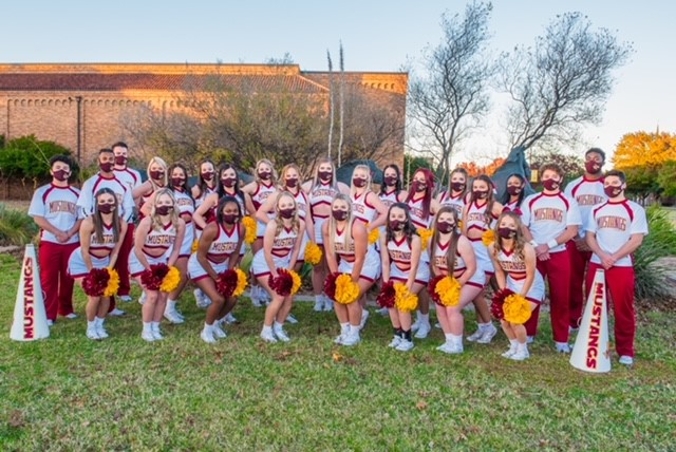 MSU Texas cheer team 2021