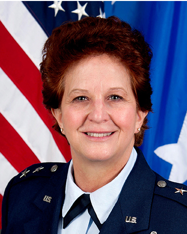 Major General Dawn Ferrell in uniform