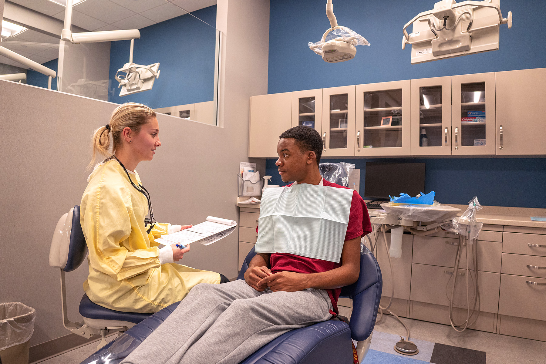 Dental X-rays taken at MSU Texas