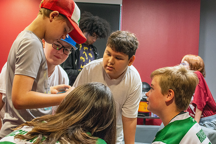 Barwise students enjoy time with MSU Esports