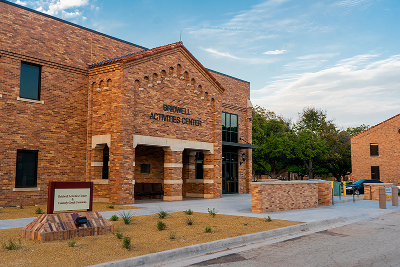 Bridwell Activities Center from outside