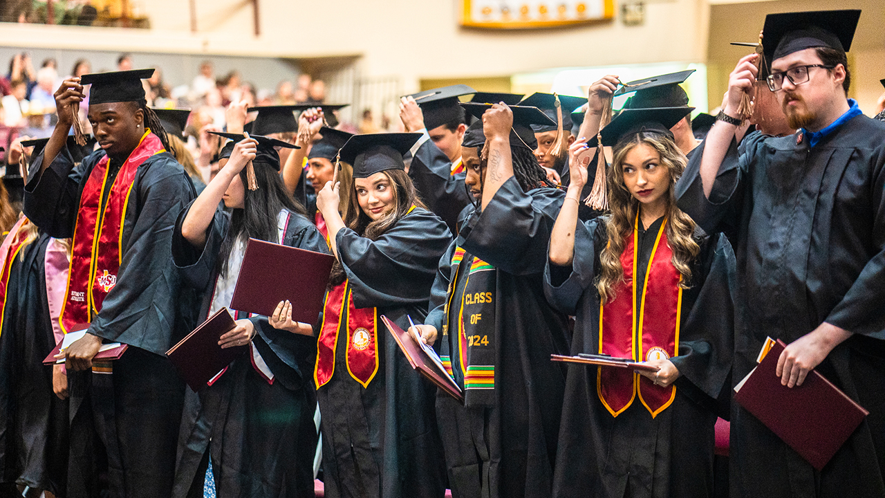 Graduates at Spring 2024 MSU Texas graduation