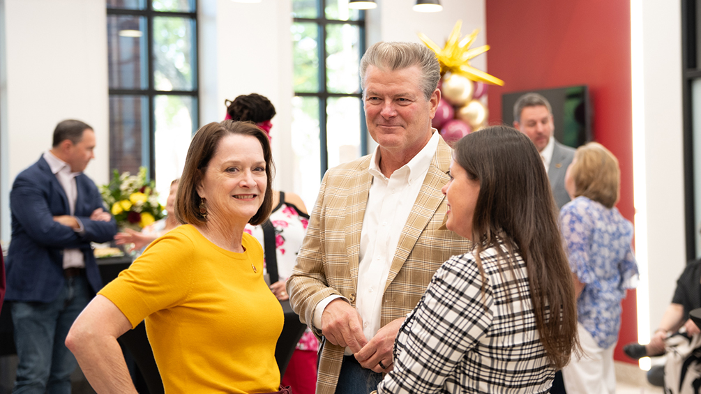 President Haynie with Chancellor Tedd Mitchell