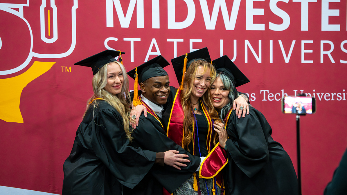MSU Texas graduates celebrate on Dec. 13 at D.L. Ligon Coliseum