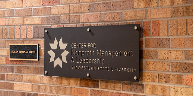  Center for Nonprofit Management  sign on brick wall