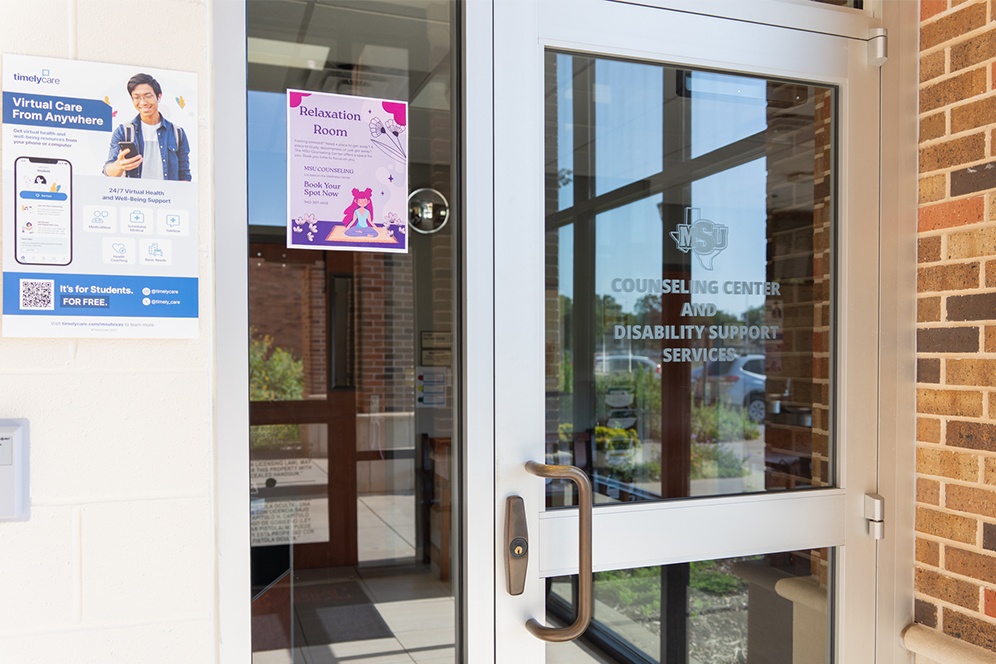 MSU Texas Counseling Center from the outside