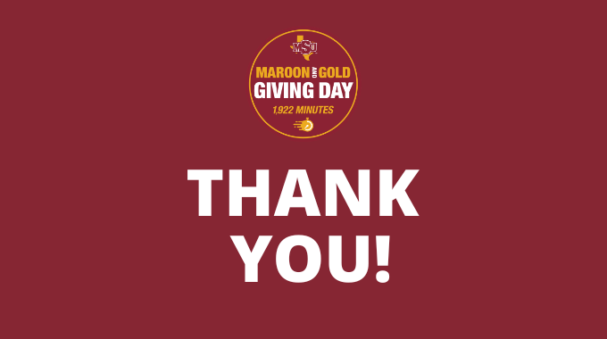 Giving Day Thank You message