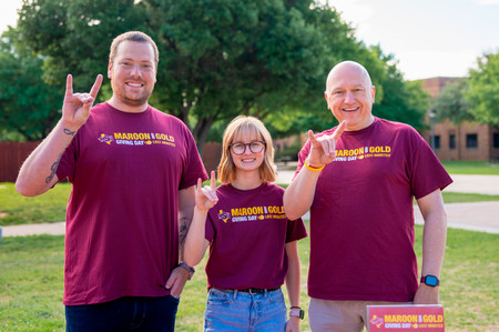 University Advancement Staff on Giving Day