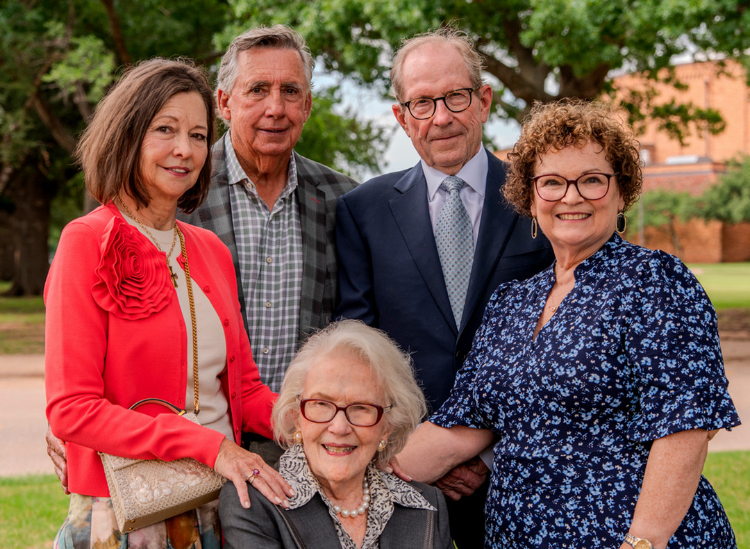 Donna and Hollis Sullivan, Jesse Rogers, Debbie Barrow, and seated is Peggy Kimbell. They were the 2026 Legacy Walk inductees. 