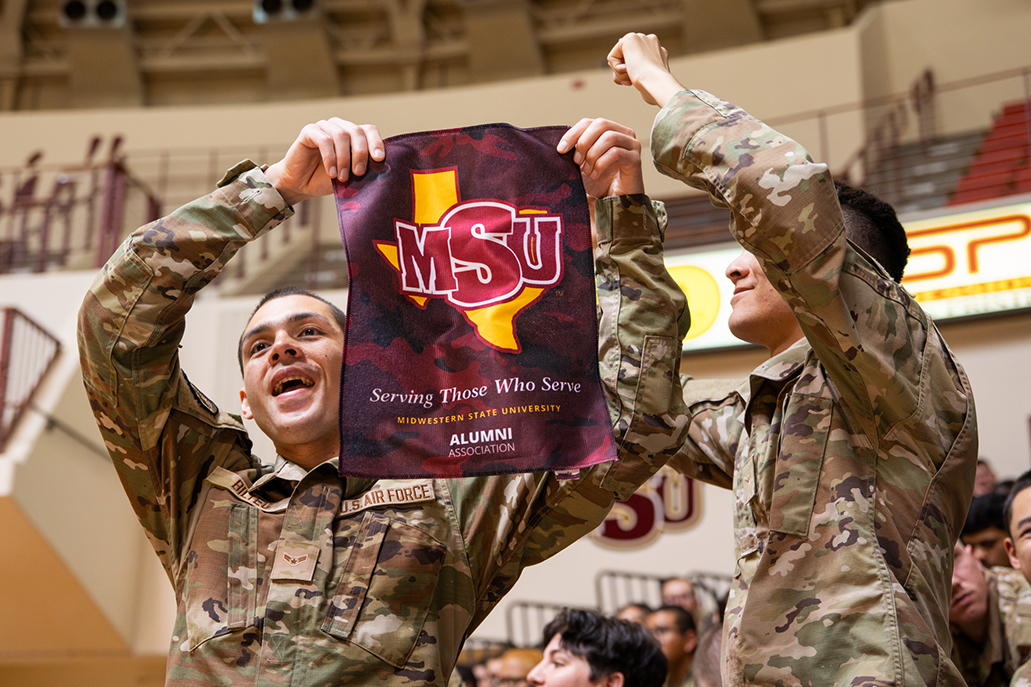 Military Day brought a supportive crowd to D.L. Ligon Coliseum