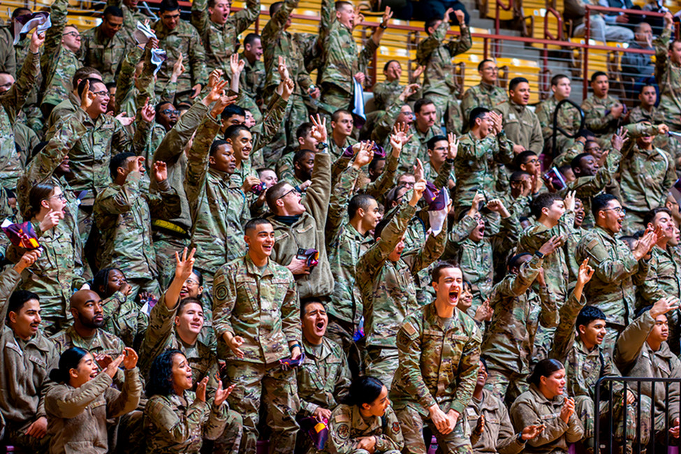 Military Day brought a full crowd to D.L. Ligon Coliseum