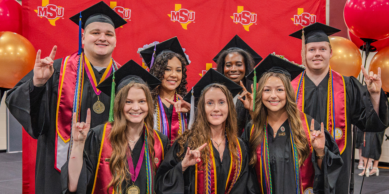 Group photo from Spring 2026 Commencement of President's Medals for Excellence winners