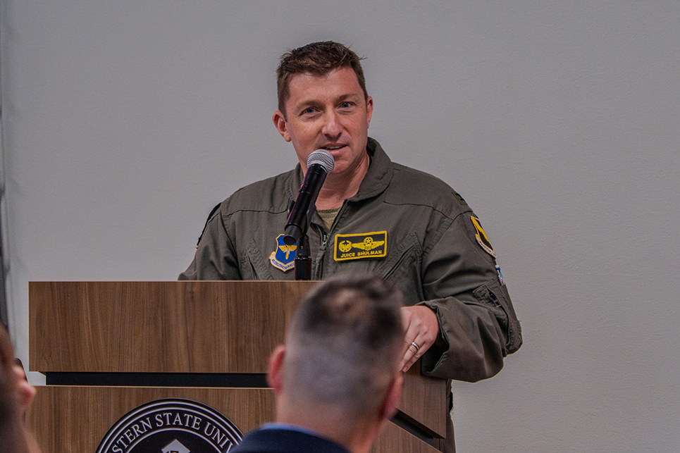  Colonel Jeff Shulman, Commander of the 80th Flying Training Wing