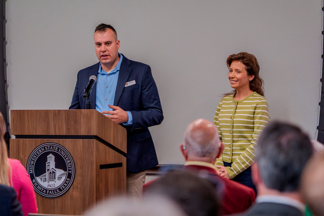 Major Stephen Schutte, director of the Military Education Center at MSU Texas