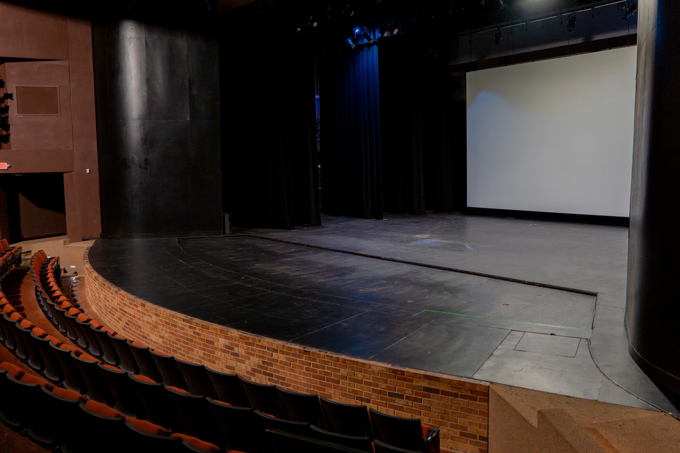 MSU Texas Theatre Main Stage photo (empty stage)