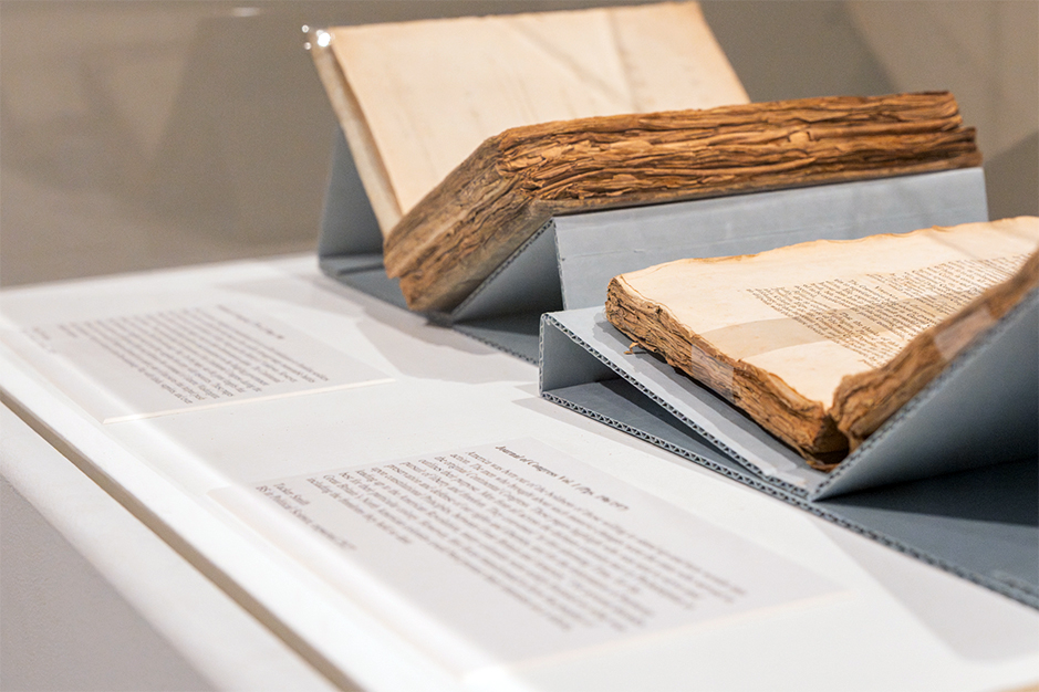 Photo from display at WFMA of a book